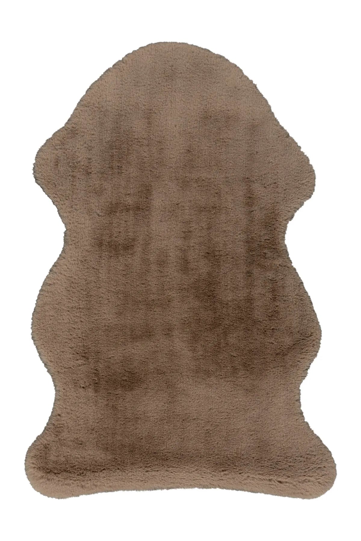 Organisch Vloerkleed - Cosy Effen Taupe