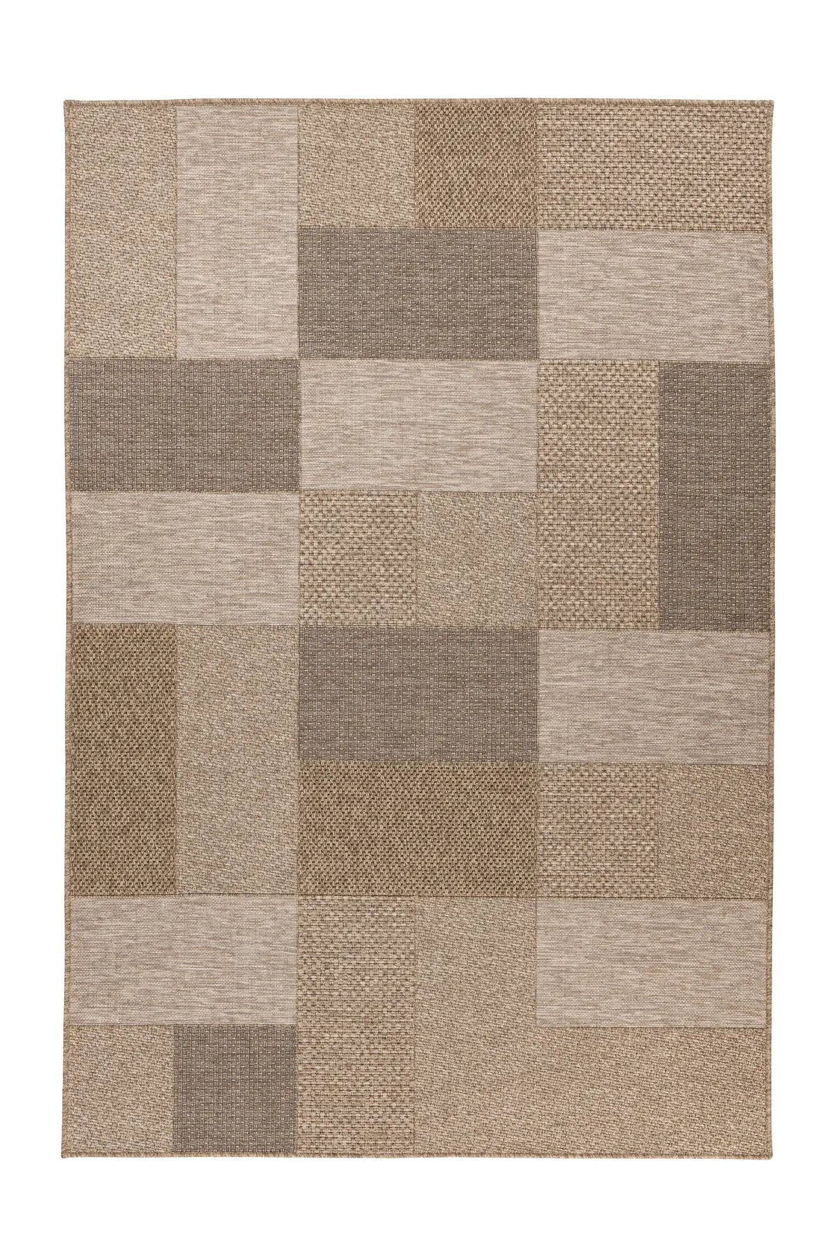 Buitenkleed - Costa Patchwork Natuurbeige