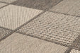 Buitenkleed – Splash Blokken Bruin/Crème