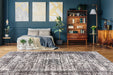 Vintage Vloerkleed – Saphira Ornamenteel Grijs