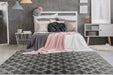 Laagpolig Vloerkleed – Monroe Geometrisch Antraciet