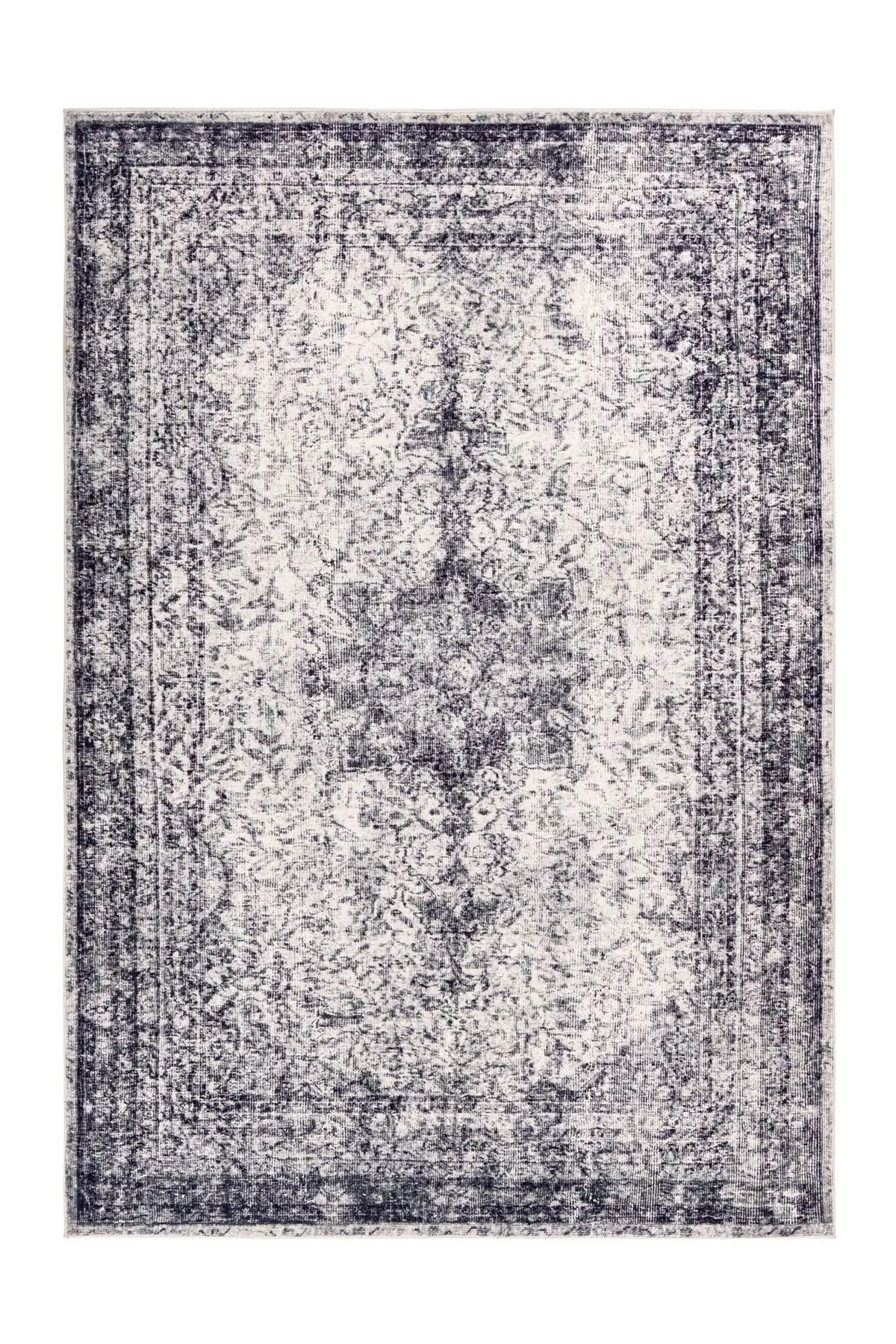Vintage Vloerkleed - Piemont Ornamenteel Grijs