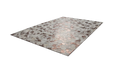 Leren Vloerkleed – Spark Hexagon Crème/Zilver