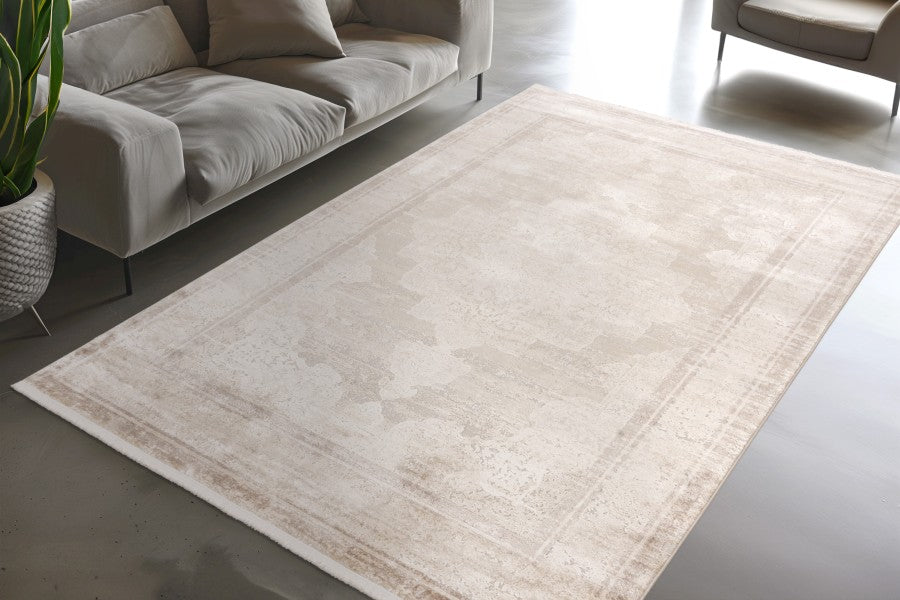 Laagpolig Vloerkleed - Diamond Oosters Beige