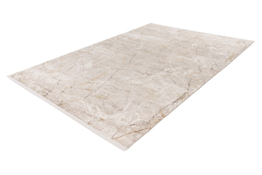 Laagpolig Vloerkleed - Diamond Marmer Beige