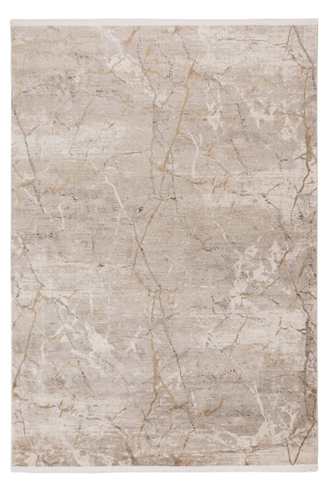 Laagpolig Vloerkleed - Diamond Marmer Beige