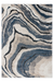 Hoogpolig Vloerkleed – Firenze Geoden Blauw