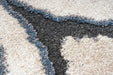 Hoogpolig Vloerkleed – Firenze Geoden Blauw