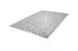 Leren Vloerkleed – Rocket Geometrisch Grijs/Zilver