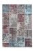 Laagpolig Vloerkleed – Toska Patchwork Multi/Rood