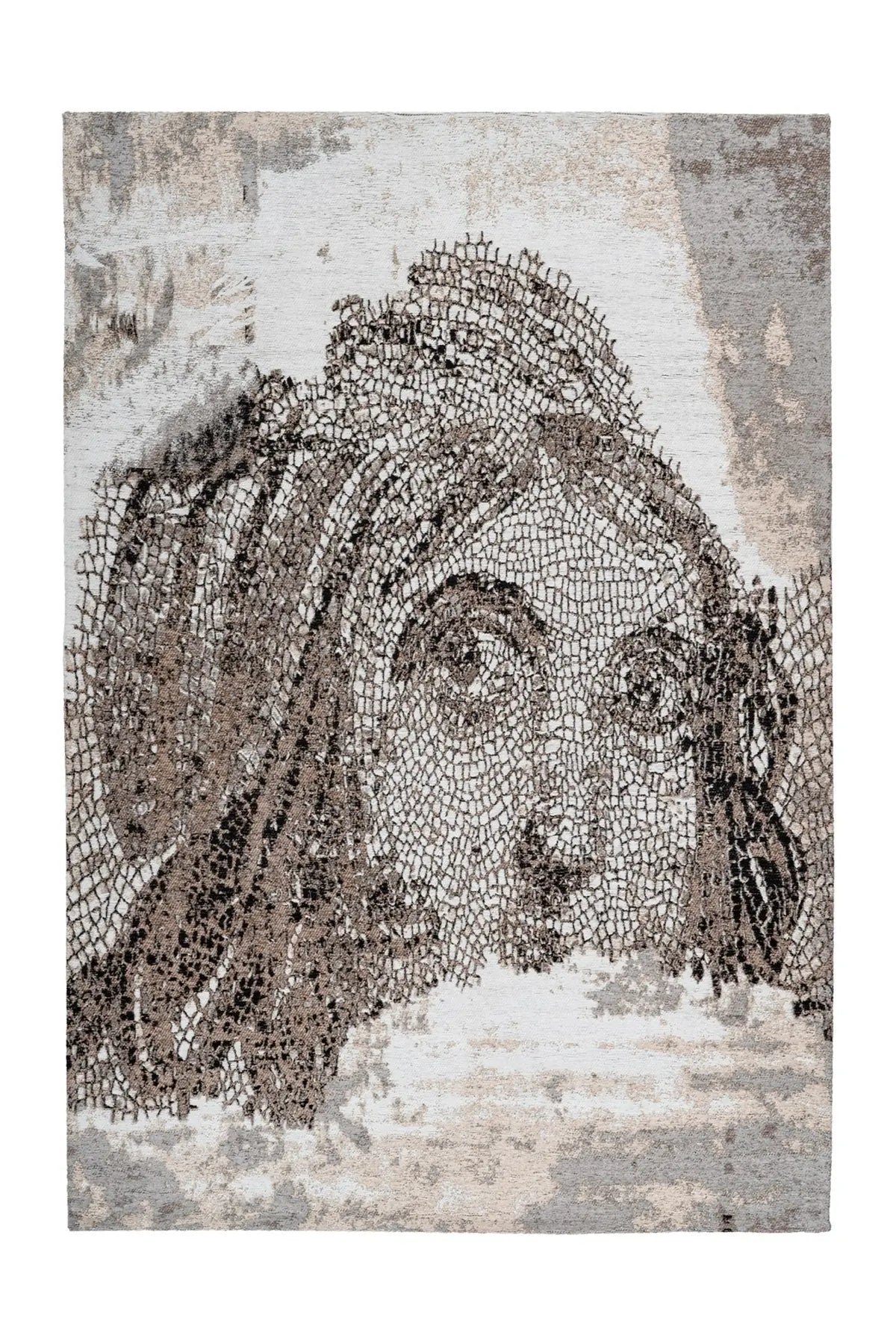 Laagpolig Vloerkleed - Iglesia Portret Taupe