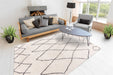 Berber Vloerkleed – Orlando Geometrisch Crème