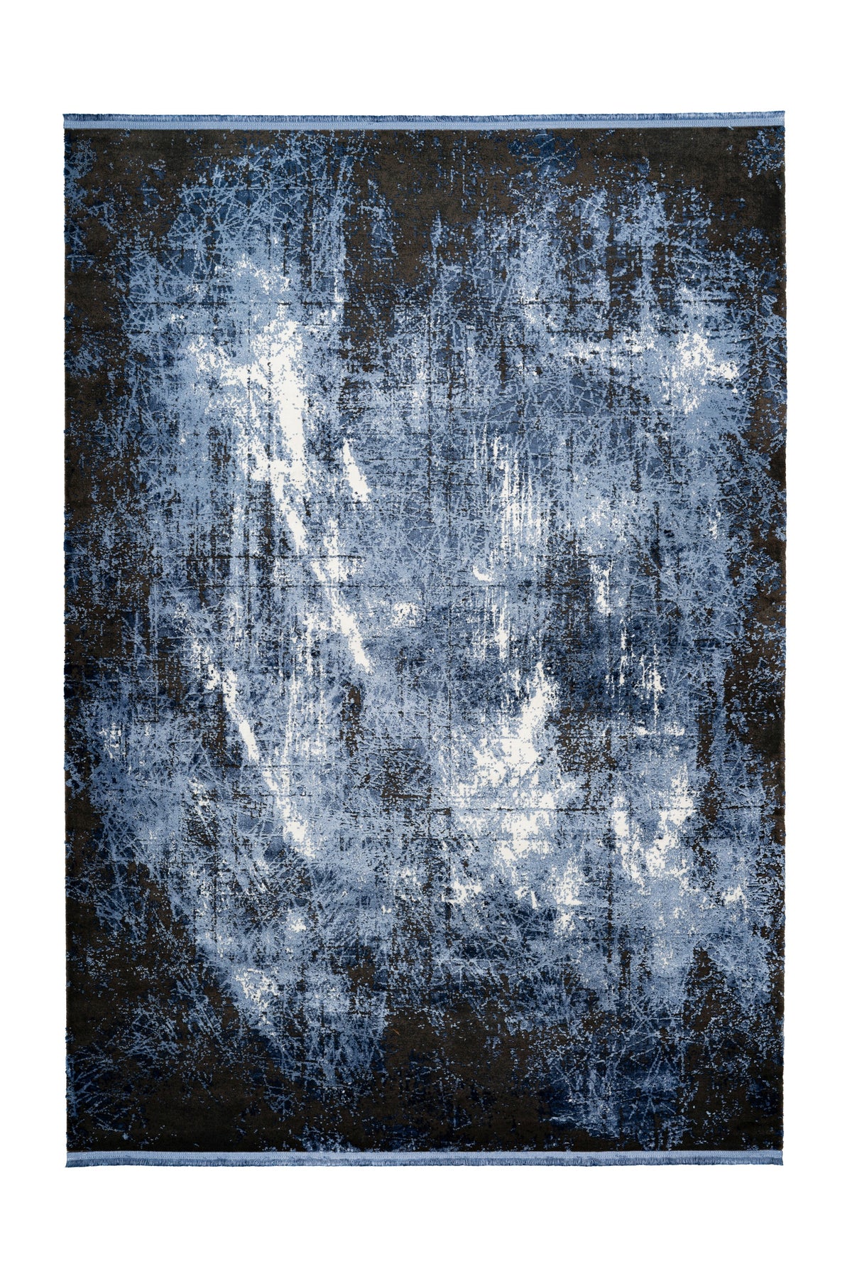 Laagpolig Vloerkleed - Elysee Verweerd Blauw