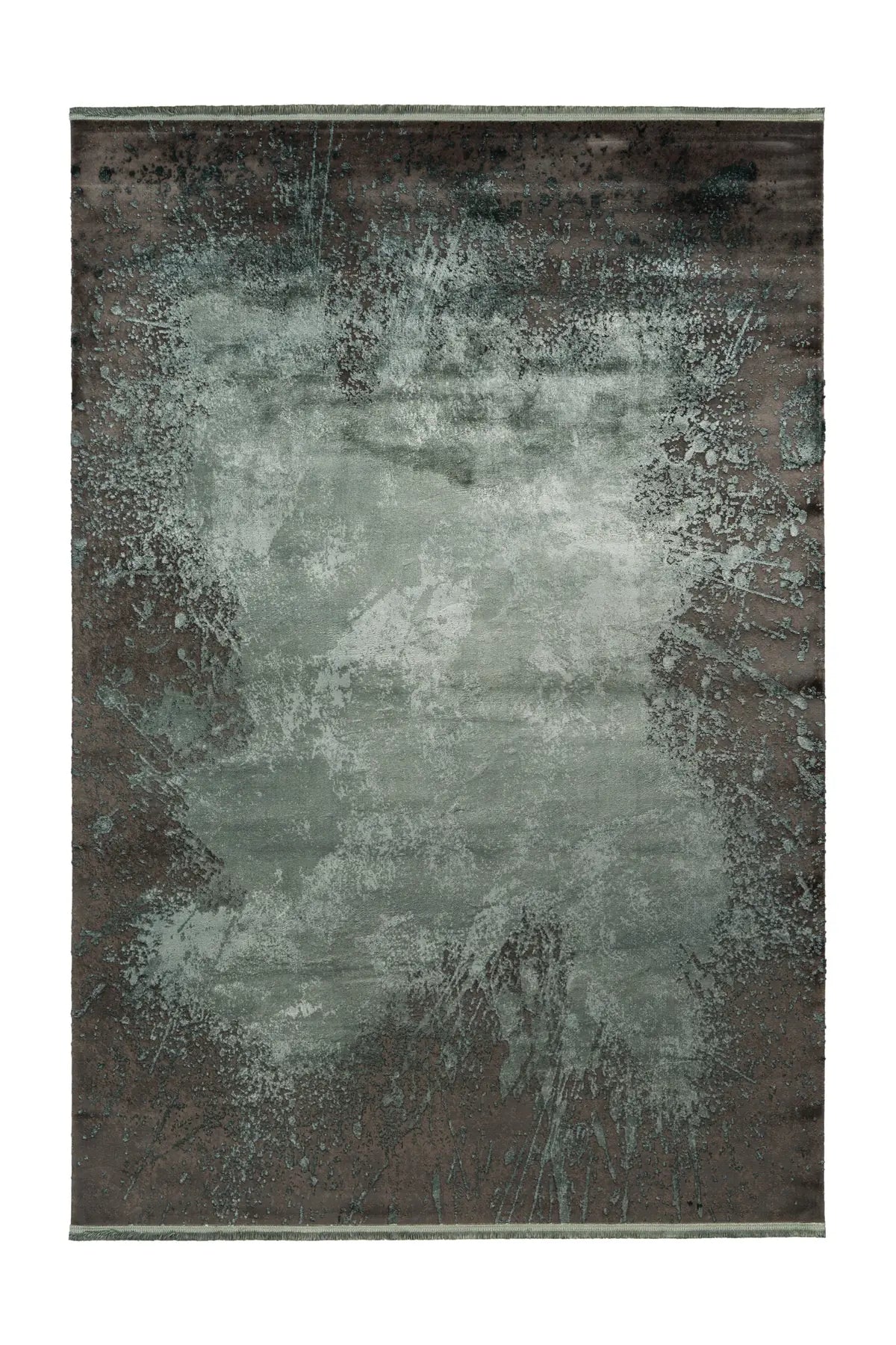 Laagpolig Vloerkleed - Elysee Abstract Onyxgroen