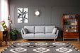Scandinavisch Vloerkleed – Ethnie Geometrisch Grijs