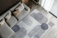 Laagpolig Vloerkleed – Visionary Geometrisch Grijs