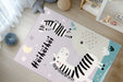 Kindervloerkleed – Wonder Zebra's Grijs