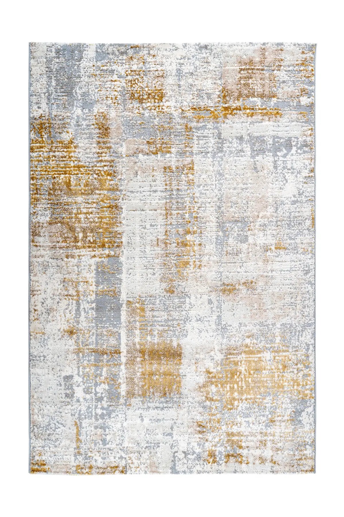 Laagpolig Vloerkleed - Sail Abstract Geel
