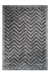 Laagpolig Vloerkleed – Luxury Zigzag Grijs/Antraciet