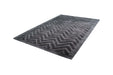 Retro Vloerkleed - Luxury Zigzag Grijs/Antraciet