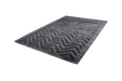 Laagpolig Vloerkleed – Luxury Zigzag Grijs/Antraciet
