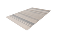 Modern Vloerkleed – Gene Lijnen Crème/Blauw