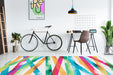 Modern Vloerkleed – Galaxy Strepen Multikleur
