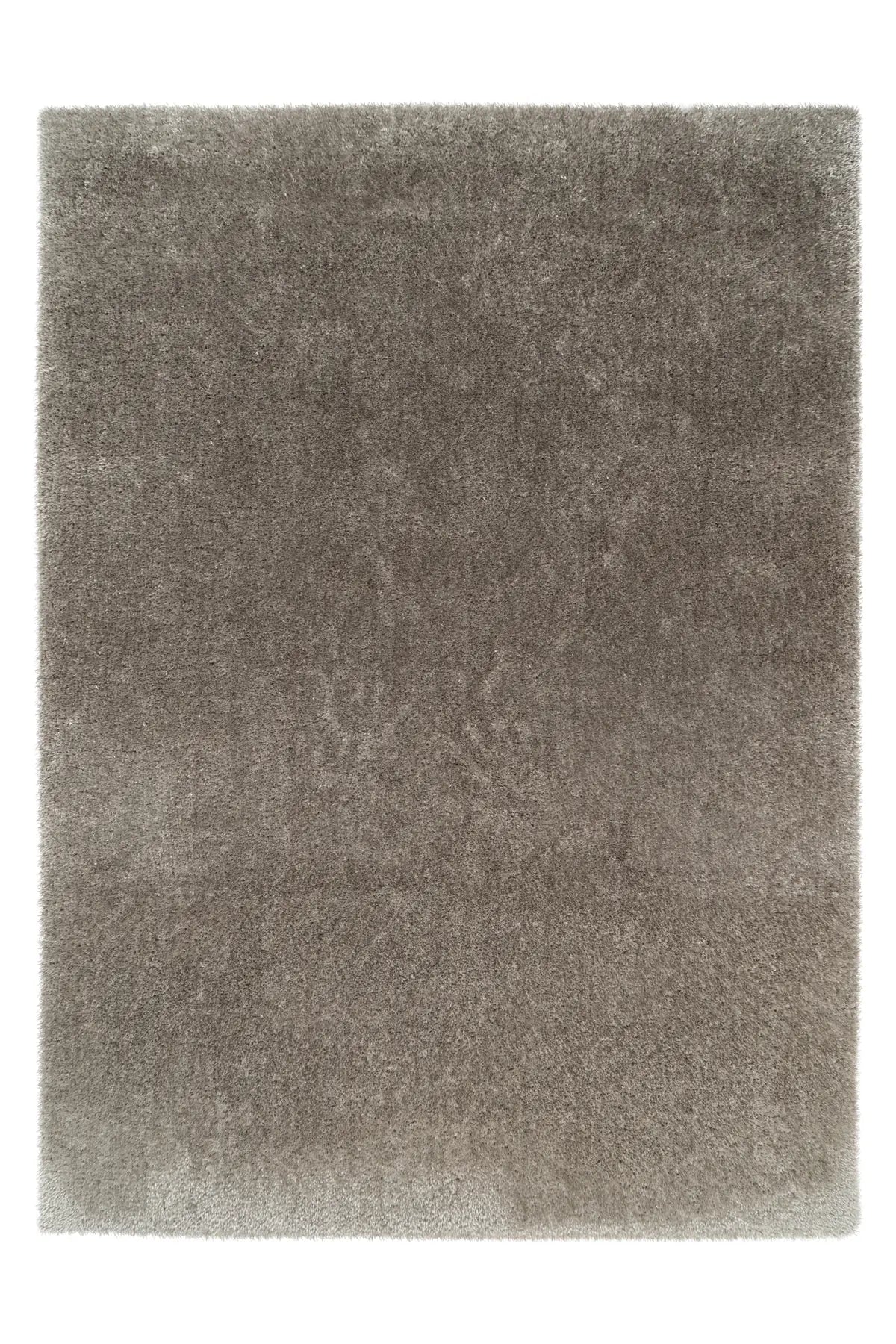 Fluffy Vloerkleed - Glamour Effen Zilver