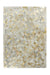 Leren Vloerkleed – Lavish Ruiten Crème/Goud