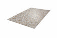 Leren Vloerkleed – Rocket Geometrisch Crème/Goud