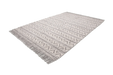 Wollen Vloerkleed – Natura Geometrisch Naturel / Zilver