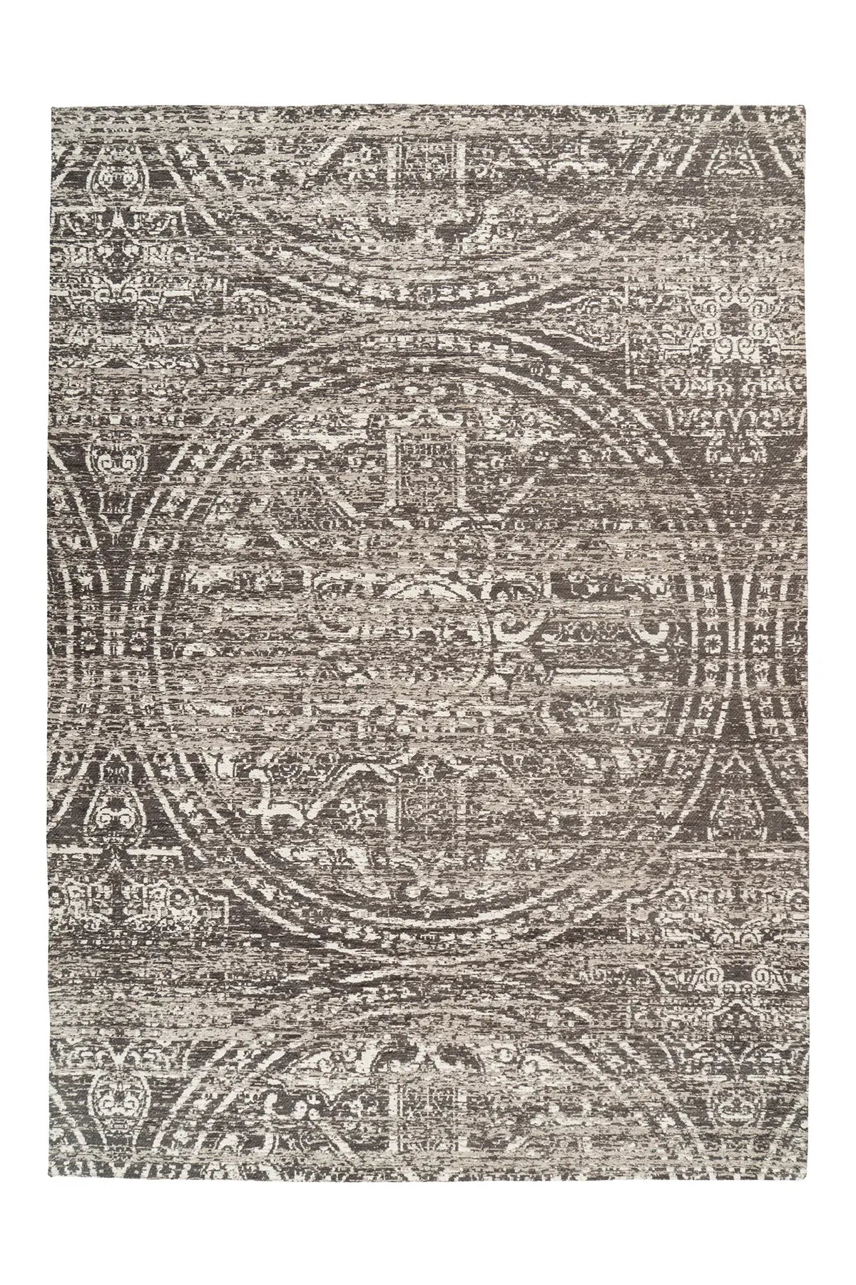 Vintage Vloerkleed - Davis Cirkel Grijs