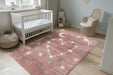 Kindervloerkleed - Happy Sterrenhemel Roze