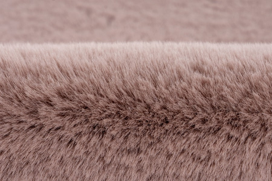 heaven hoogpolig vloerkleed - powder pink