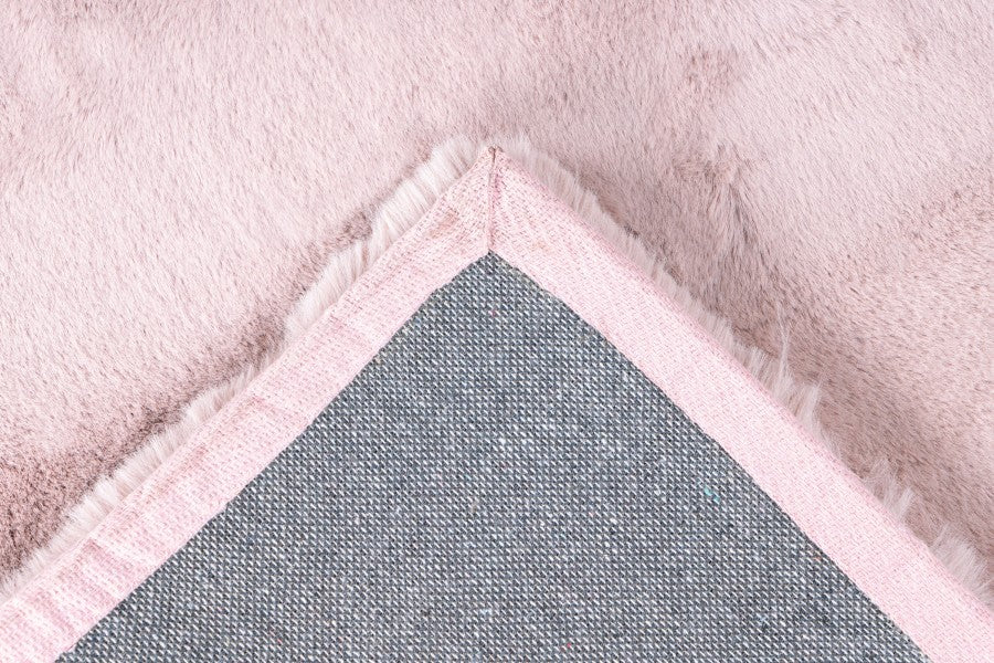 heaven hoogpolig vloerkleed - powder pink