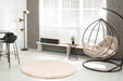 Rond Hoogpolig Vloerkleed - Heaven Beige