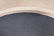 Rond Hoogpolig Vloerkleed - Heaven Beige