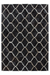 Leren Vloerkleed – Lavish Geometrisch Zwart
