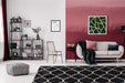 Leren Vloerkleed – Lavish Geometrisch Zwart