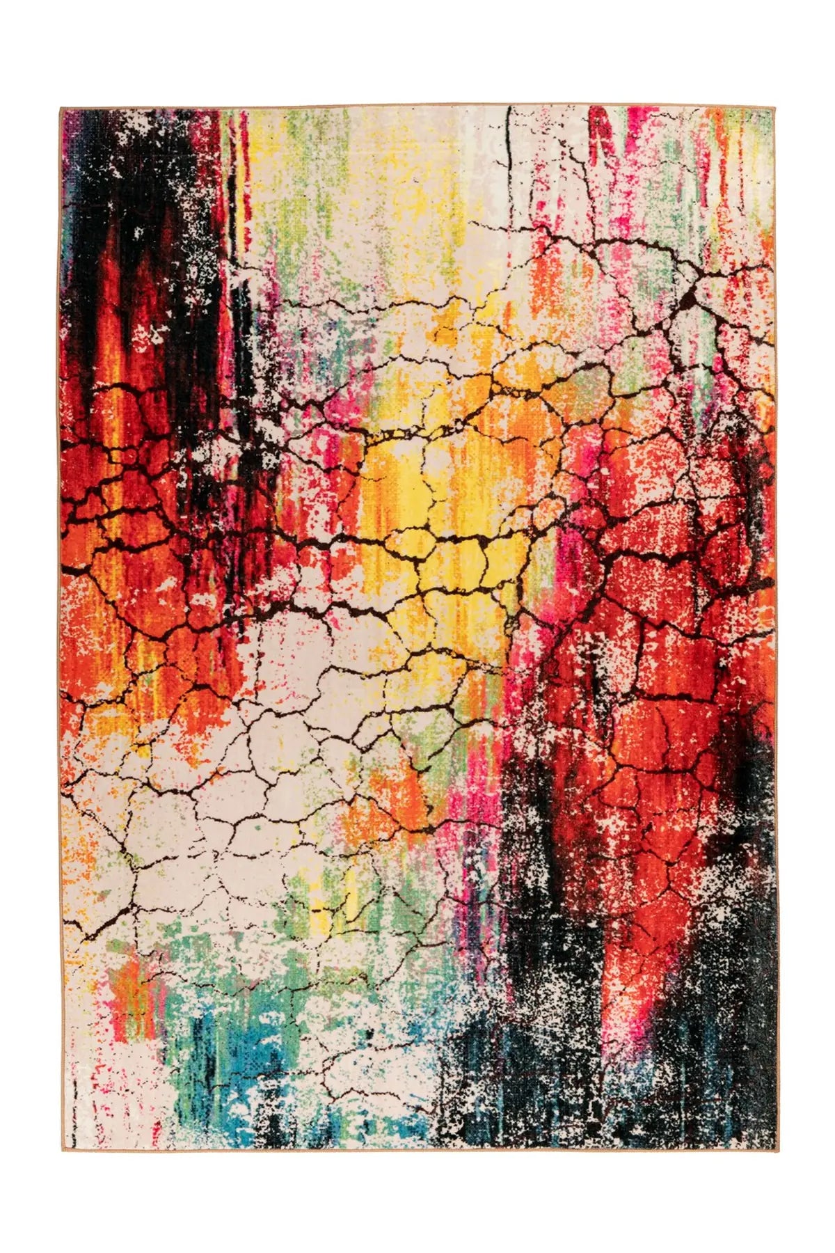 Bohemian Vloerkleed - Saphira Abstract Multikleur