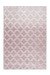 Laagpolig Vloerkleed – Monroe Geometrisch Roze