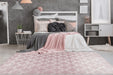 Laagpolig Vloerkleed – Monroe Geometrisch Roze