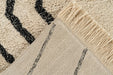 Berber Vloerkleed - Mylen Grafisch Crème/Zwart