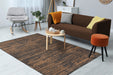 Laagpolig Vloerkleed – Kalea Abstract Geel