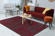 Laagpolig Vloerkleed – Kalea Abstract Rood