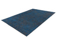 Laagpolig Vloerkleed – Kalea Lijnen Blauw