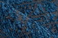 Laagpolig Vloerkleed – Kalea Lijnen Blauw