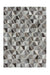 Leren Vloerkleed – Lavish Geometrisch Grijs