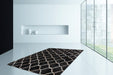 Leren Vloerkleed – Lavish Geometrisch Zwart