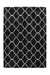 Leren Vloerkleed – Lavish Geometrisch Zwart